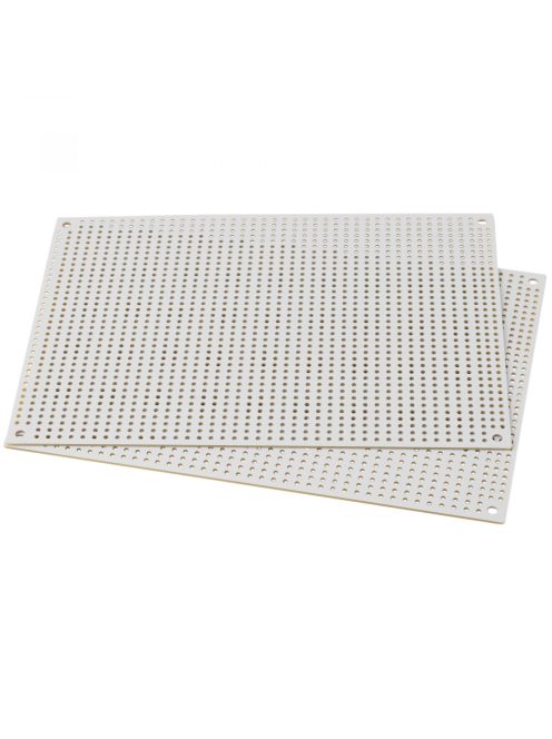 White Perforated Crossover Board | Pair | 12,70 x 17,78 cm
