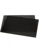 Black Perforated Crossover Board | Pair | 12,70 x 17,78 cm