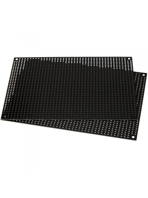 Black Perforated Crossover Board | Pair | 12,70 x 17,78 cm