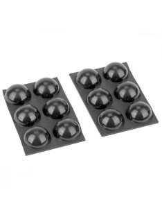 Adhesive Rubber Feet Dome Shaped 12-Pack