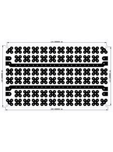 PCB-S02 Cloverleaf Pitches Crossover Board | 12 x 20 cm