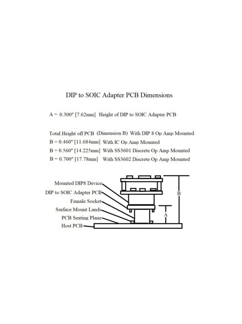SparkoS Dip to Soic Adapter