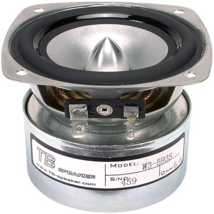 W3-593SF 3" Full Range Silver Cone Driver