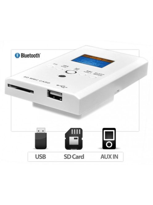 Media Player – MP3 / USB / SD / FM / BlueTooth / AUX média lejátszó, 2 x 15 W